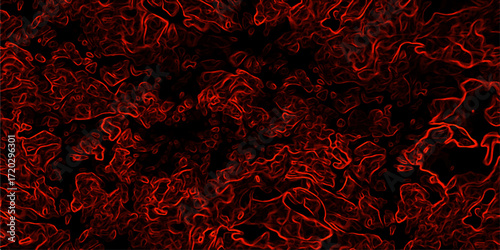 Realistic dark red fire particle burn effect sparkles pattern. Vintage grunge pattern for design and decoration. Gloomy black and red colors background for design. Dirty rustic fire red texture.