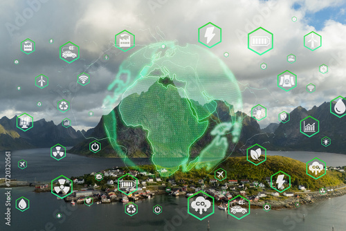 Environmental technology concept. Sustainable development goals. SDGs.