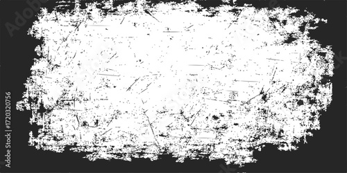 Wallpaper Mural Vintage textured grunge frame with a black and white paint splatter pattern Torontodigital.ca