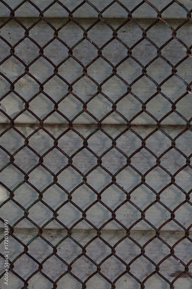 Fototapeta premium rusty metal grid background