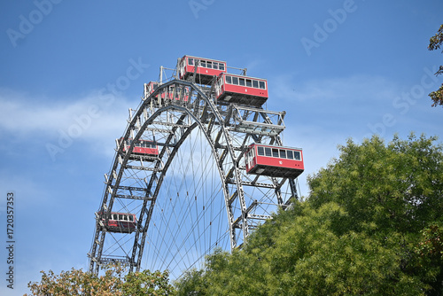 Ferris wheel in the Vienna park