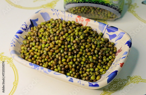 Traditional turkish food Luminous appetizers, fava, humus Mediterranean cuisine, Turkish Cuisine.
