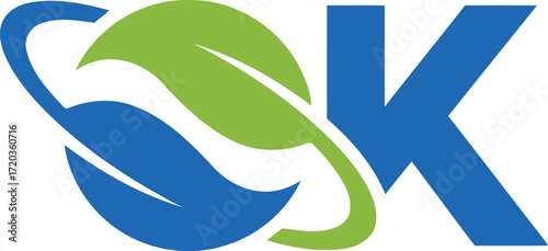 eco leaf logo