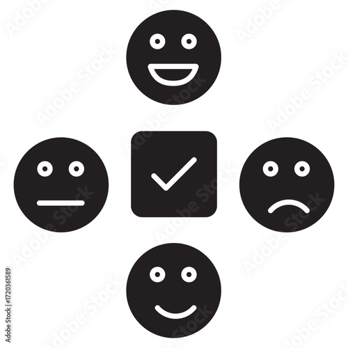 Emotion Icon, Power of Human Emotion, Connecting Through Feelings, Driving Decisions with Emotion, The Language of the Heart, vector