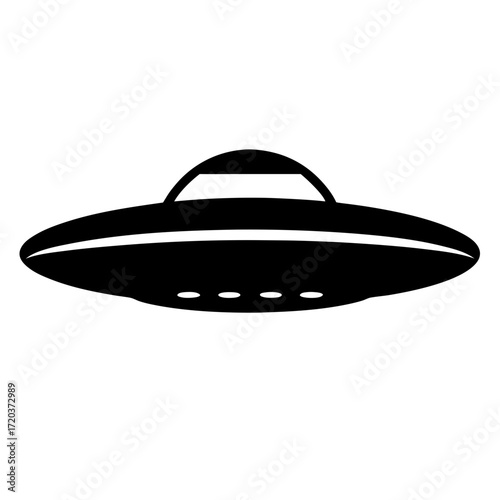 Discover the truth about ufos a vector image of a flying saucer for your next project design