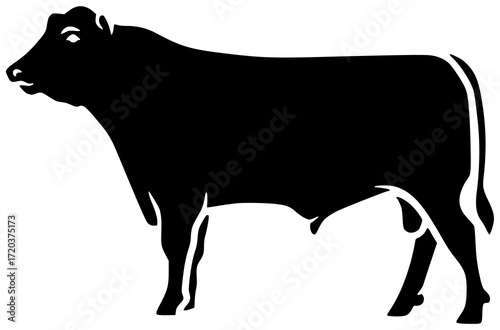 animal illustration farm silhouette cow logo agriculture icon cattle outline livestock farming countryside milk pig sheep cute art nature shape with vector graphic background
