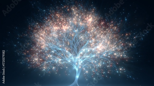 fireworks in the night sky