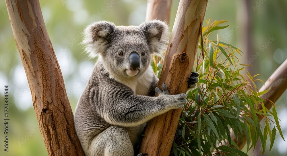 Fototapeta premium animals and fruit