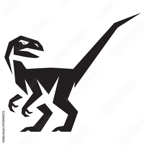 allosaurus icon logo symbol vector illustration 