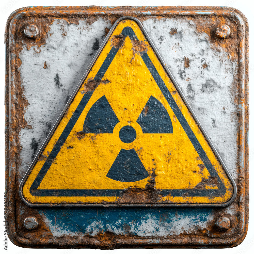 Fototapeta premium Símbolo de energía nuclear