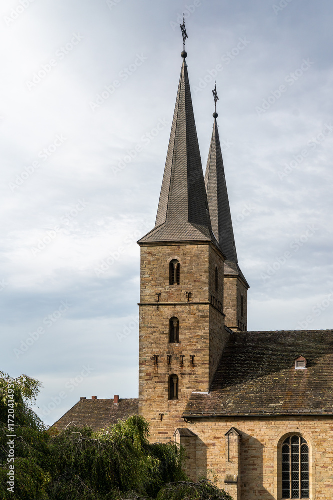 Fototapeta premium Abtei Marienmünster in Ostwestfalen