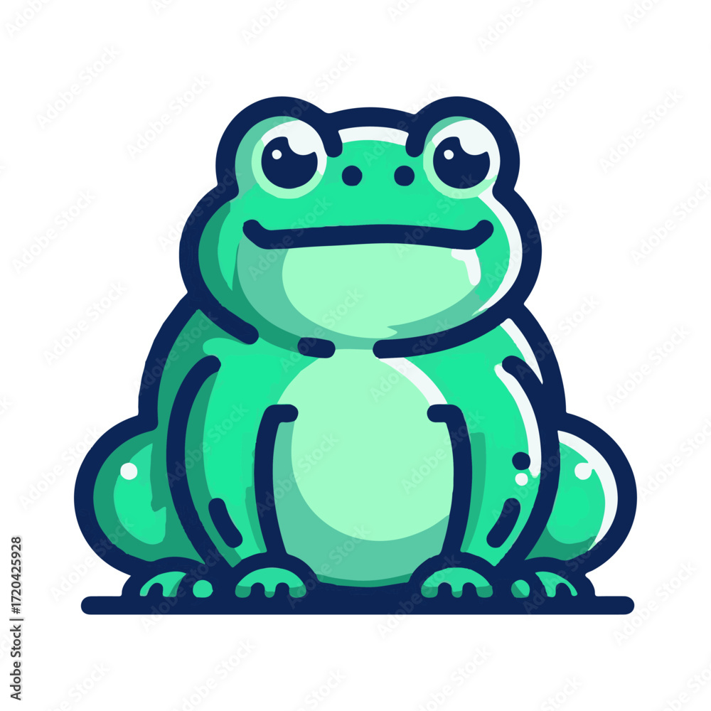 Obraz premium frog illustration design