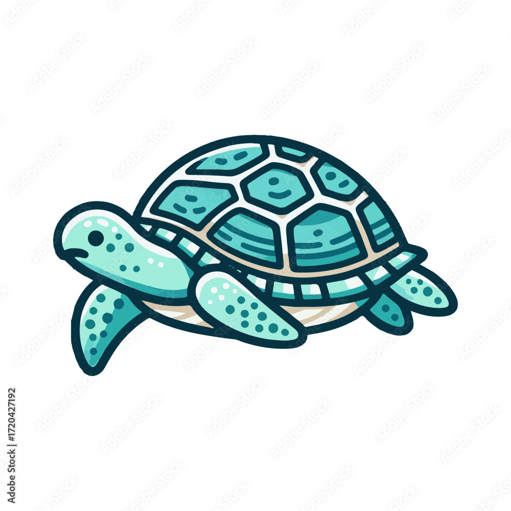 Fototapeta premium turtle illustration design