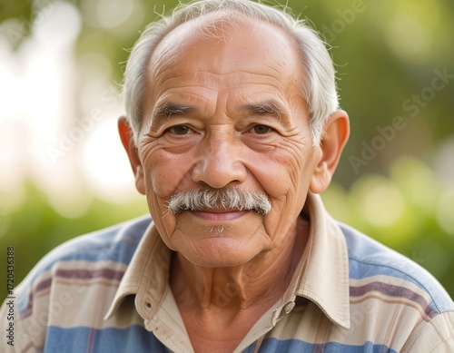 Senior man smiling outdoors (1)