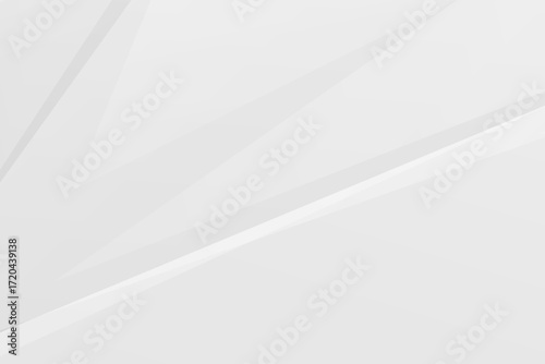 Minimal white and grey geometric background with polygons and gradients, vector EPS 10.