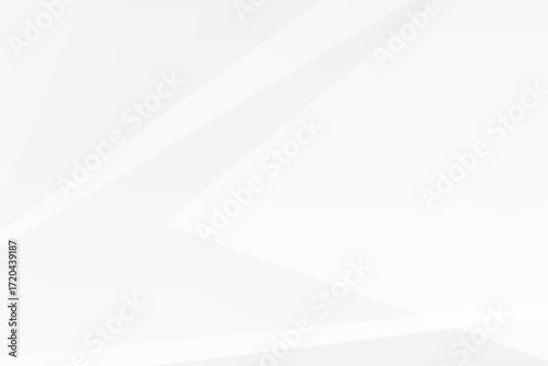 Minimal white and grey geometric background with polygons and gradients, vector EPS 10.