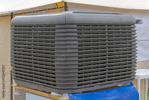 Evaporative Cooling Fresh Air Ventilation Equipment System at Animal Farm