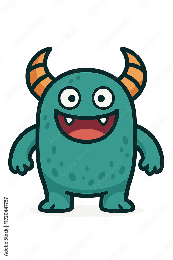 Fototapeta premium Friendly Monster Stack