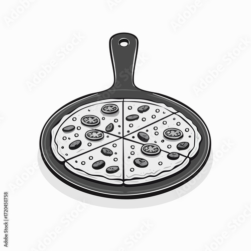 Pizza in a Cast Iron Skillet