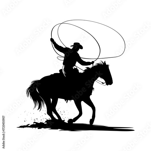 Horses silhouettes vector illustration isolated, equestrian, equine, galloping, Four black silhouettes of horses running on a white background. Perfect for themes related to horse racing animal