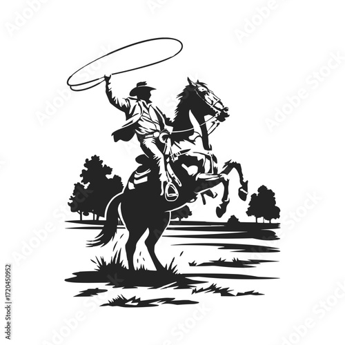 Horses silhouettes vector illustration isolated, equestrian, equine, galloping, Four black silhouettes of horses running on a white background. Perfect for themes related to horse racing animal