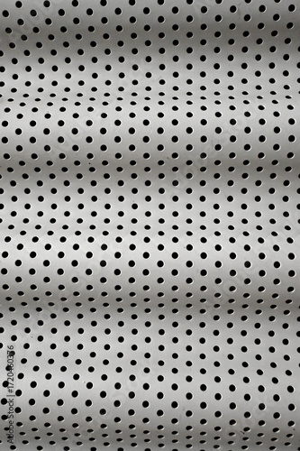 Perforated White Metal Seamless Background Wallpaper Texture