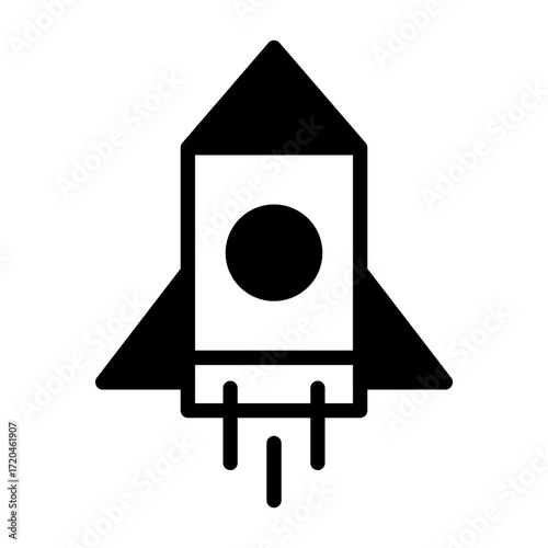 Startup Rocket Vector Icon