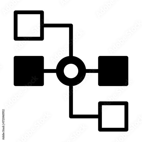 Company Structure Vector Icon