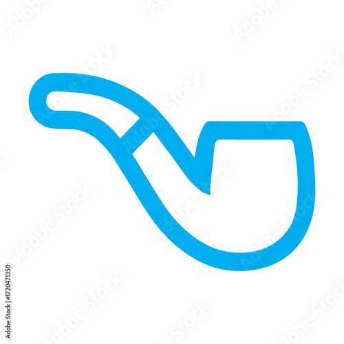 Smoking Pipe Outline Icon
