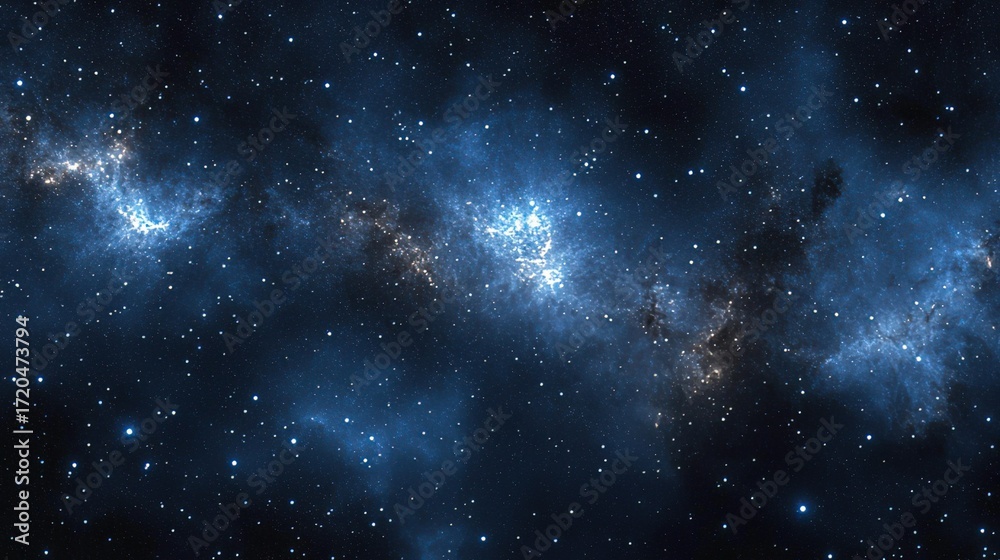 Obraz premium Vast Star - Filled Cosmic Space Background
