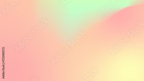 Soft pastel gradient background with pink, blue, and peach tones