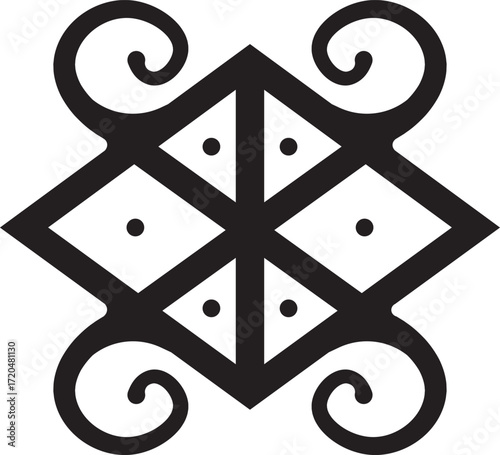  Anyi Me Aye A Adinkra African symbol for ungrateful, boorish.