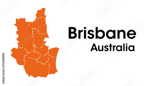 brisbane australia map