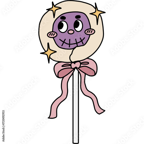 Halloween cute spooky hand drawn 