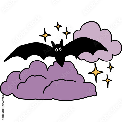 Halloween cute spooky hand drawn 