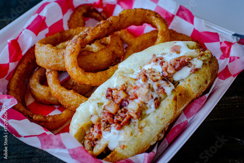 hot dog and french fries
