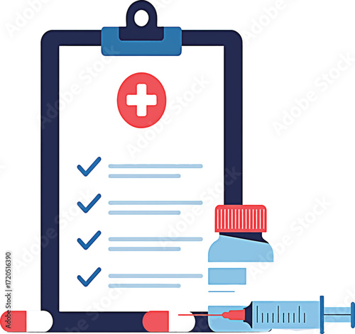 Medical Checklist Healthcare Plan, Treatment, and Medication Management
