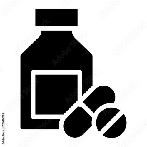 drug bottle icon
