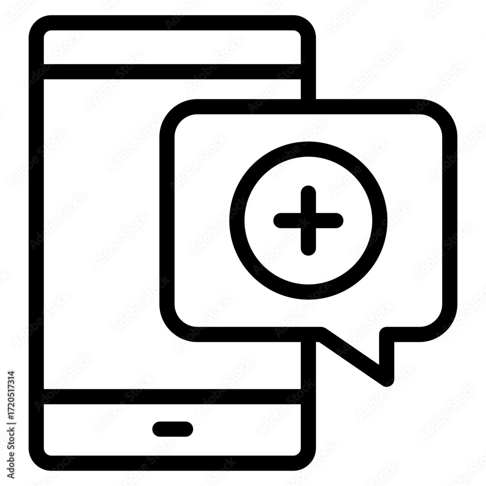 Fototapeta premium telemedicine icon