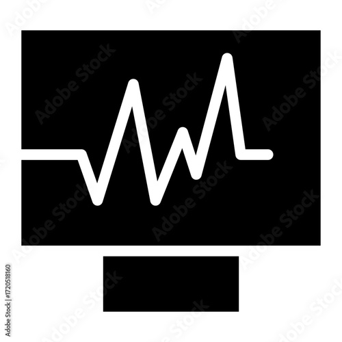 ekg machine icon