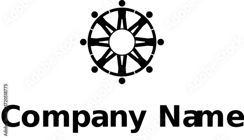 People Together Hand by Hand Logo