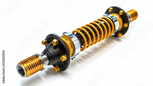 White Background Auto Parts Precision: Showcasing Intricate Details, Smooth Finishes, and Accurate Dimensions of Engine Components, Brake Parts, and Electrical Assemblies – Ideal Visuals for Automotiv
