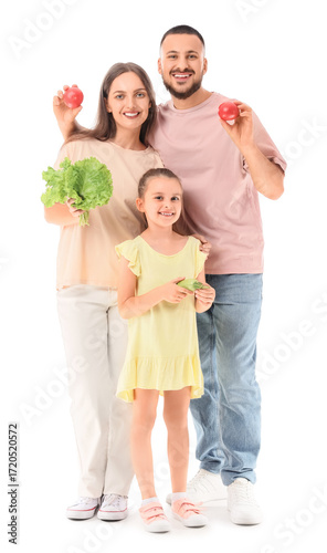 Happy parents with their li...