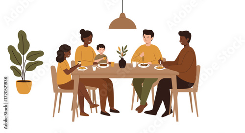 Celebrating Modern Family Unity: Diverse Households Embracing Connection and Belonging