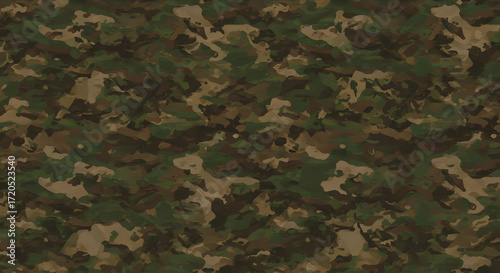 Realistic Multicam Camouflage Pattern