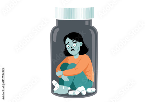 Trapped in Addiction A Woman's Struggle with Pills