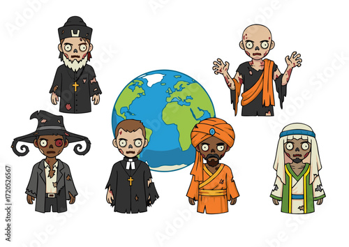 Global Zombie Apocalypse Diverse Cultures Face Undead Threat
