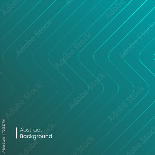 Green abstract background with diagonal line pattern