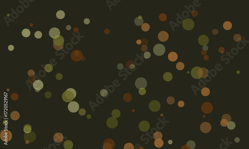Abstract Background with Circular Bokeh Effect in Earth Tones Ideal for Nature Themed Presentations and Graphic Design Projects Offering a Warm and Serene Aesthetic