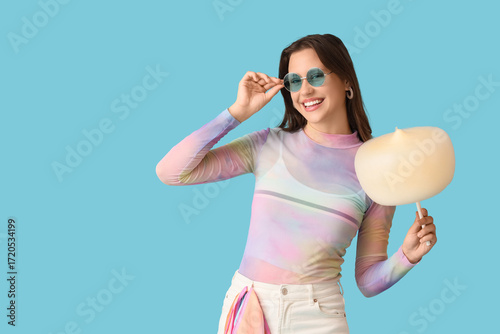 Beautiful young happy woman...